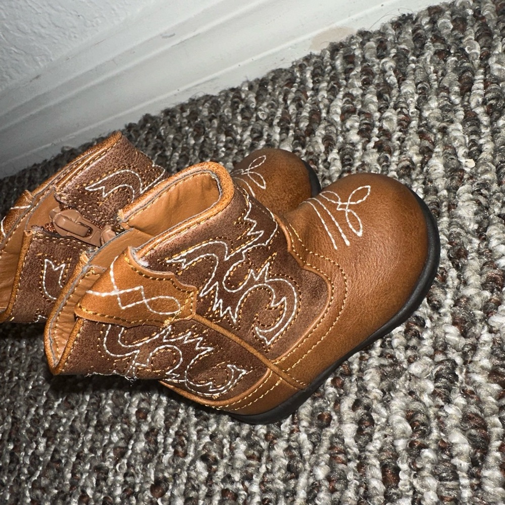 Brown Kids Boots